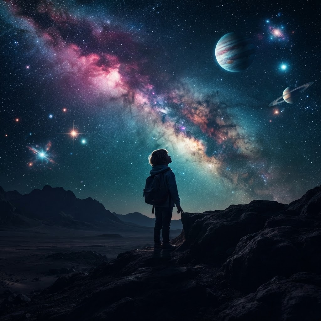 宇宙时空之旅纪录片封面：星云与行星